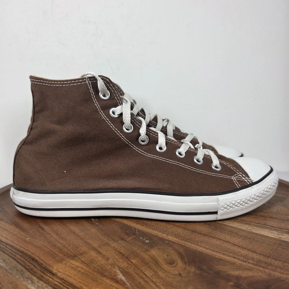 Converse Chuck Taylor All Star Mens Brown And White Size 11 High Top Shoes